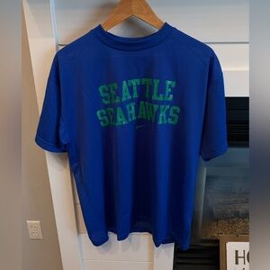 Men’s Nike Seattle Seahawks Blue mesh size Large amazing royal blue color